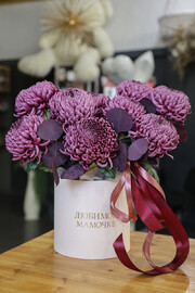 Композиция из хризантем «Безупречность»