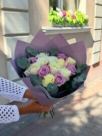 Букет из роз «Нежное утро»