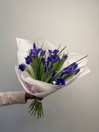 Букет из ирисов «Ириска»