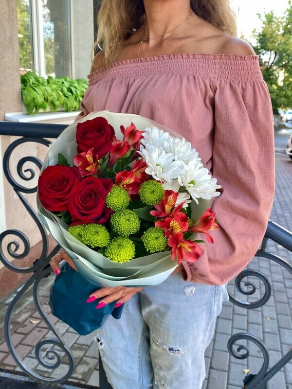 Букет «Радужный», стандартный