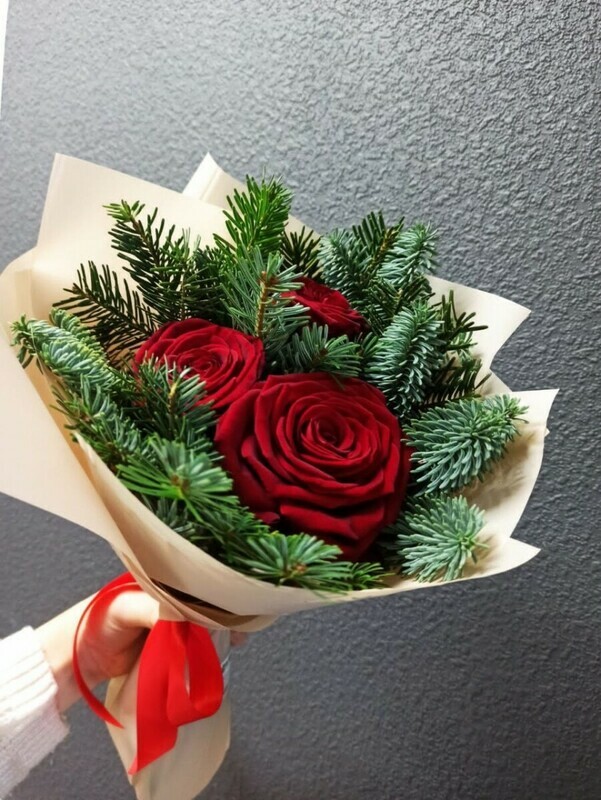 Новогодний букет, стандартный