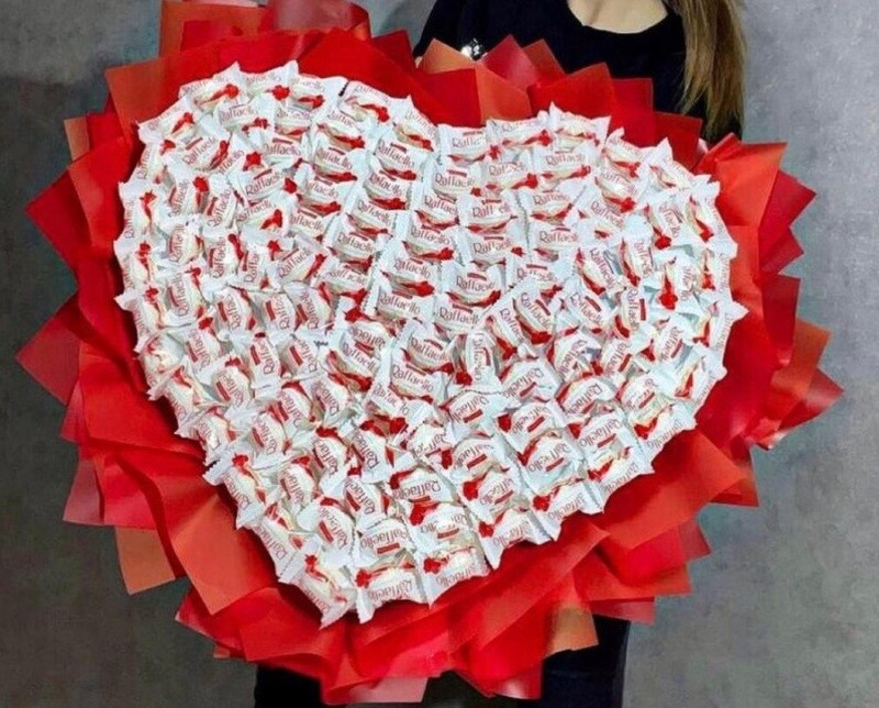 Sladkij buket serdtce, standart