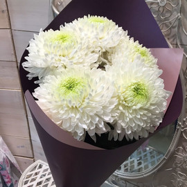 Букет из хризантем «Стиль»