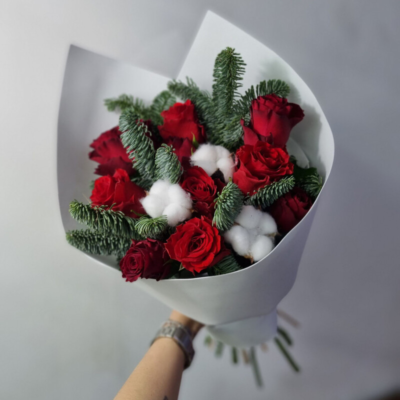 Новогодний букет, стандартный