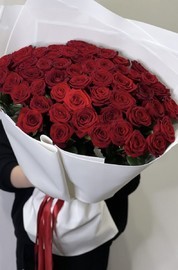 Букет из 51 красной розы 