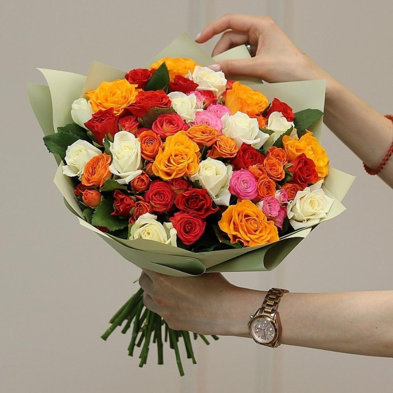 Miks iz roz v matovoj plenke, standart