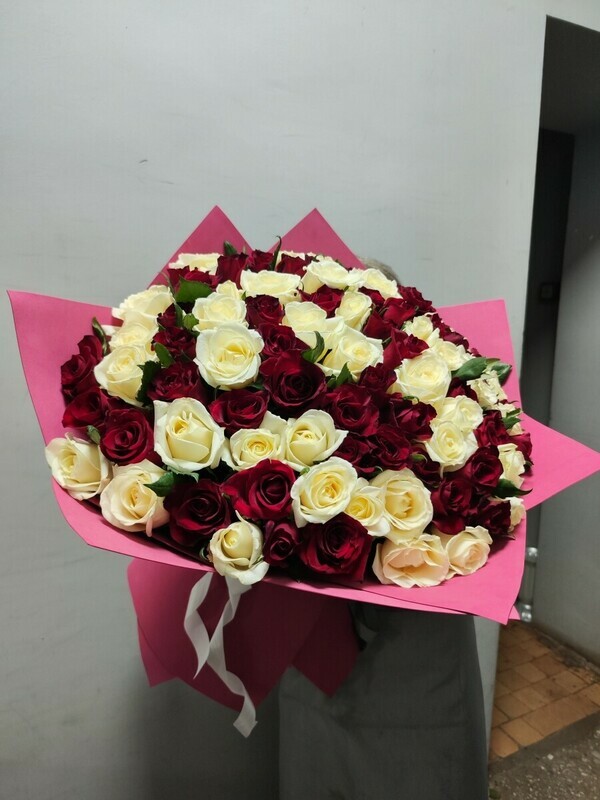 101 roza. Buket №88, standart