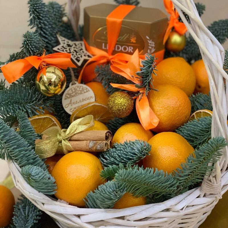 Новогодняя корзина № 18., стандартный