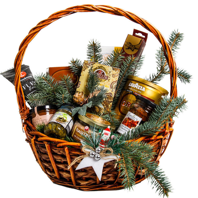 Новогодняя корзина № 14., стандартный