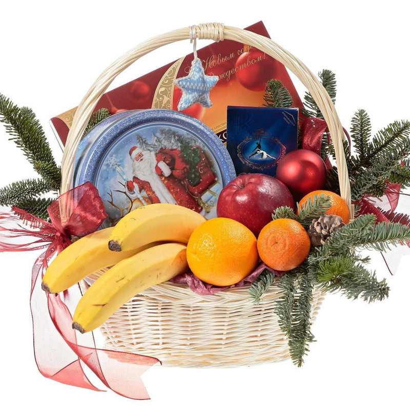 Новогодняя корзина № 12., стандартный