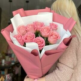 Букет нежности и красоты с розовыми розами