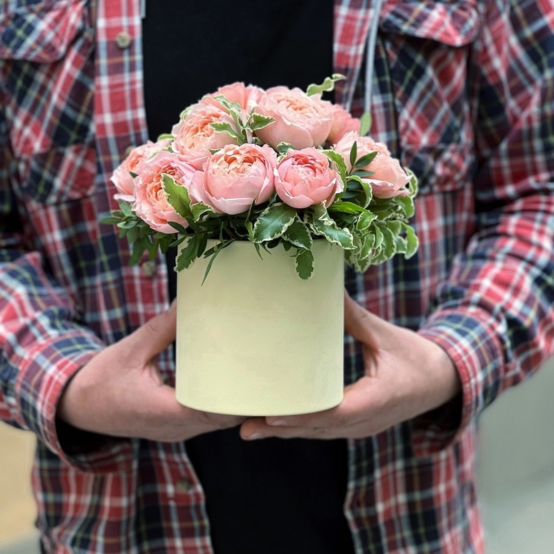 Коробка с Розой Джульетта, стандартный