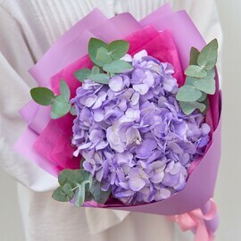 Букет из Сиреневой Гортензии