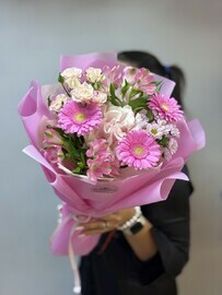 Букет в розовых оттенках 