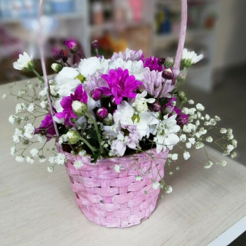 Корзина с цветами, стандартный