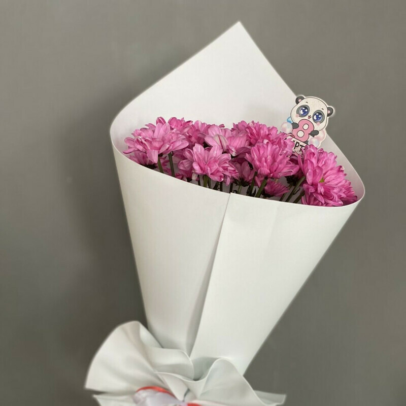 3 хризантемы, стандартный