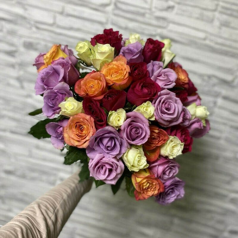 51 roza miks, standart