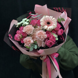 Sbornij buket «Rozovij noktyurn»