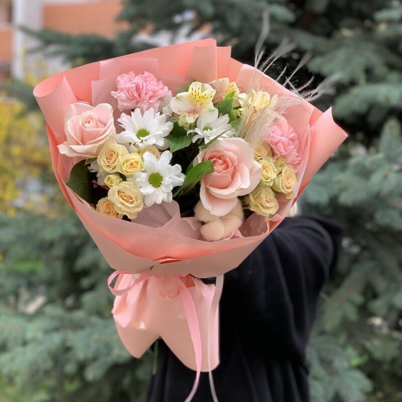 Buket sbornij «Rozovoe chudo», standart