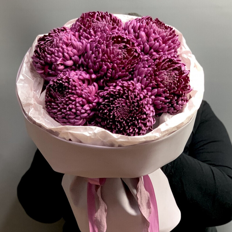 Buket iz 7 vinnih hrizantem, buket iz 7 vinnih hrizantem