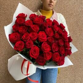 39 роз бархатных для любимой