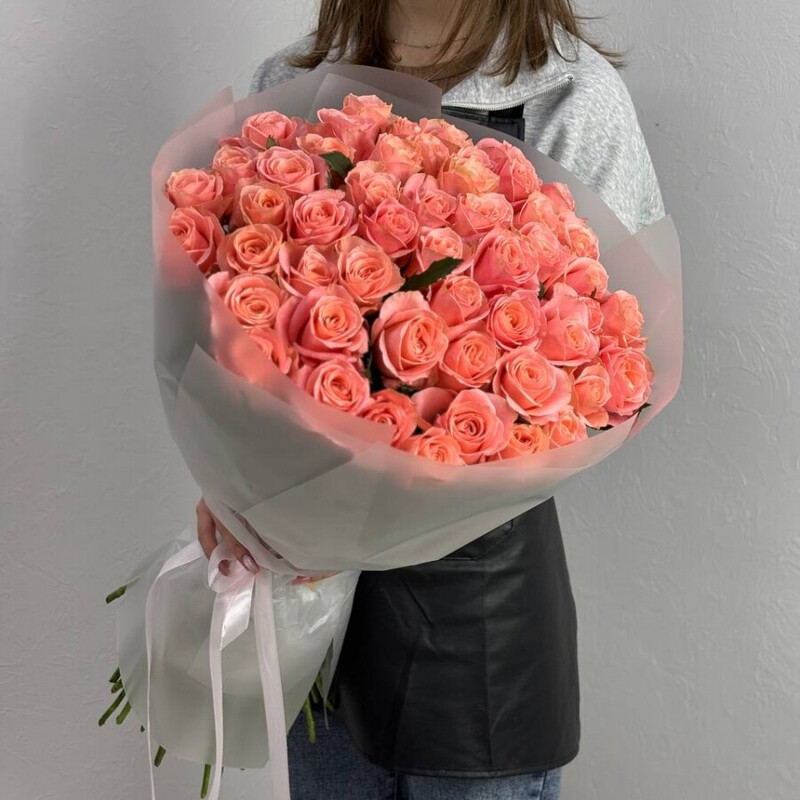 51 роза, премиум 