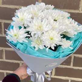 Букет-комплимент кустовой хризантемы х5