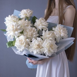 Белые французские розы мондиаль