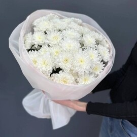 Букет из кустовых хризантем 