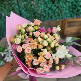 Микс из кустовых роз