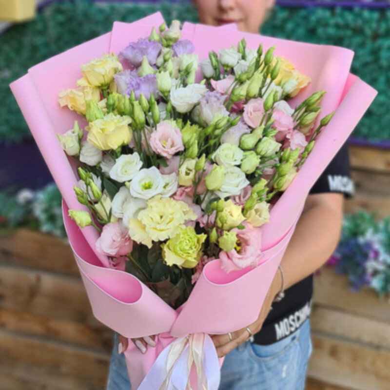 Букет из эустом, стандартный