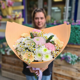 Букет из хризантем