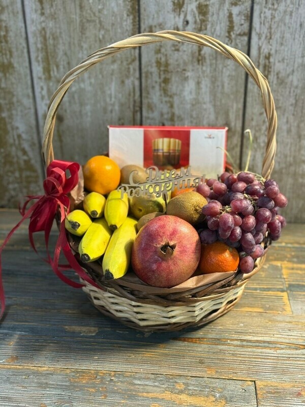 Корзина с фруктами , стандартный