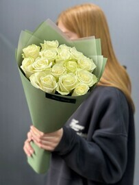 Букет белых роз