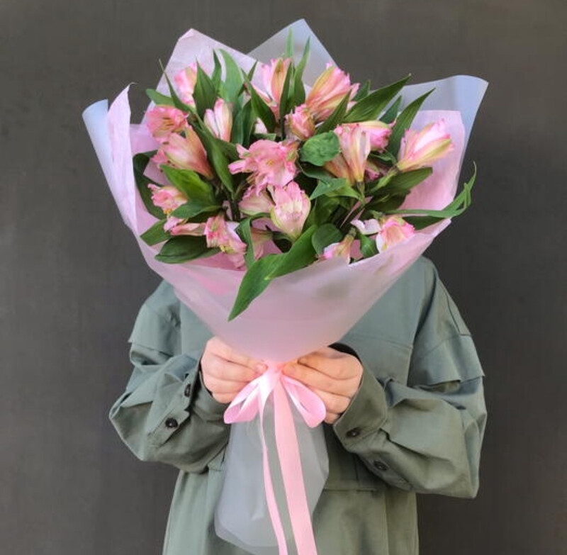 Букет из альстромерии, стандартный