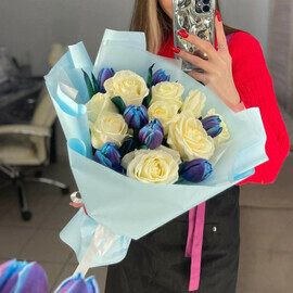 Черничный пломбир