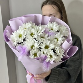 Букет из  кустовых хризантем