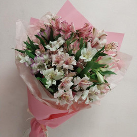 Букет из 15 альстромерий