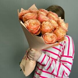 Peony-shaped roses (cajala) Ecuador 15 pieces