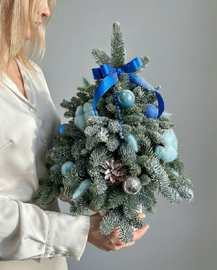 Novogodnyaya elka iz nobilisa 40 sm (ruchnaya rabota)