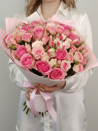 Букет из роз "Романтичный вечер"