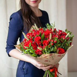 Bouquet Magic in red
