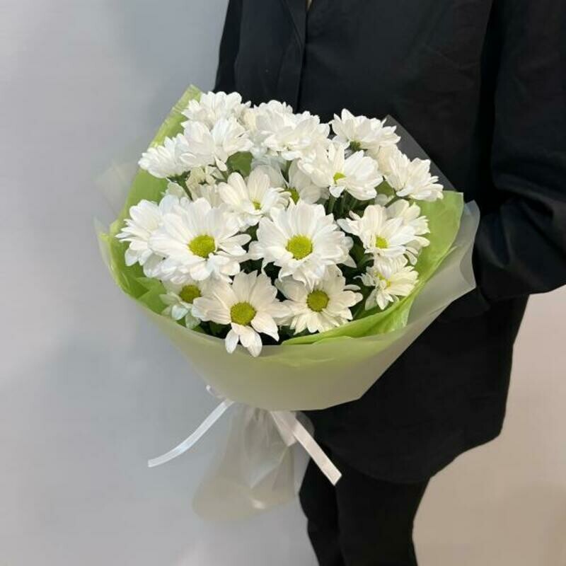 Букет из 3 хризантем, стандартный