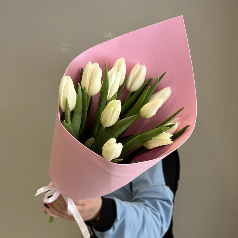 Buket iz 11 belih tyul_panov, standart