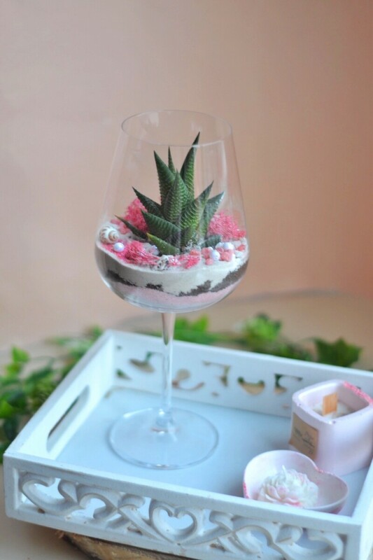 Флорариум в бокале, стандартный