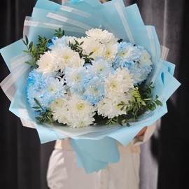 Buket iz hrizantem "Oblako"