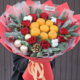 buket s mandarinkami