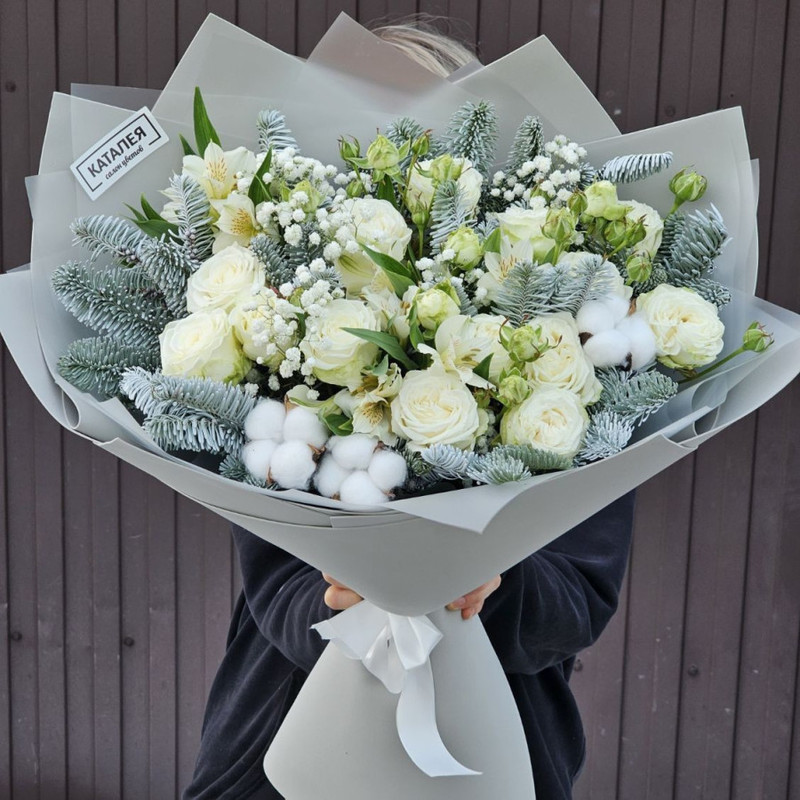 zimnij nezhnij buket, standart