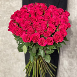 55 Малиновых роз