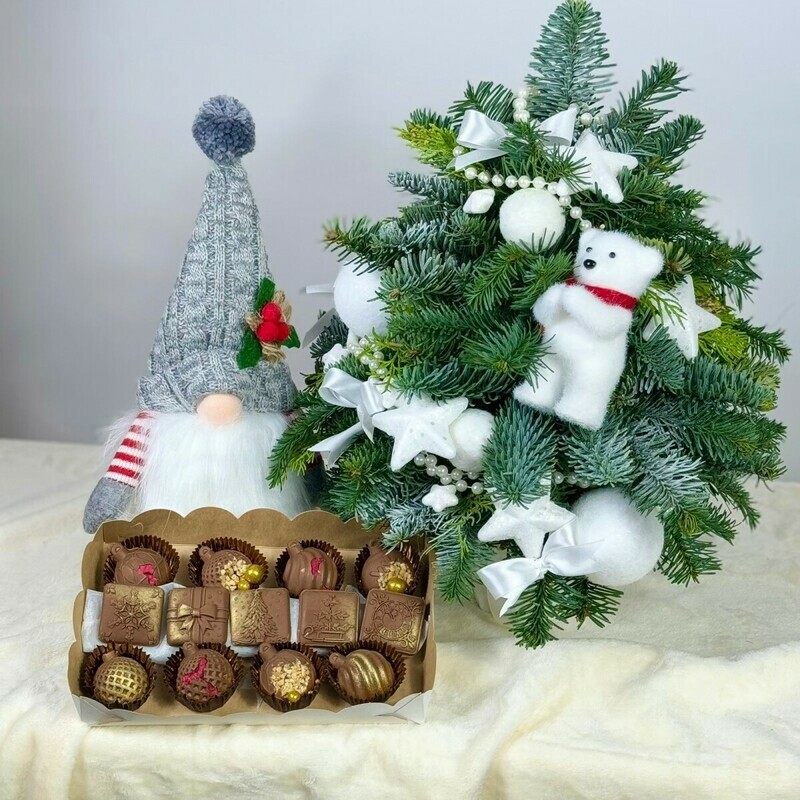 Снеговик спешит в  гости , премиум